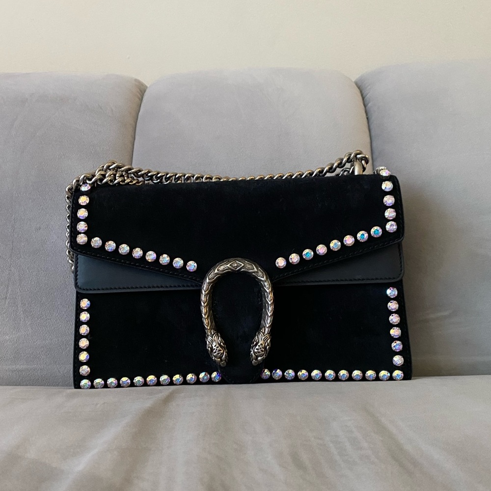 Gucci Dionysus bag/ black and embellished